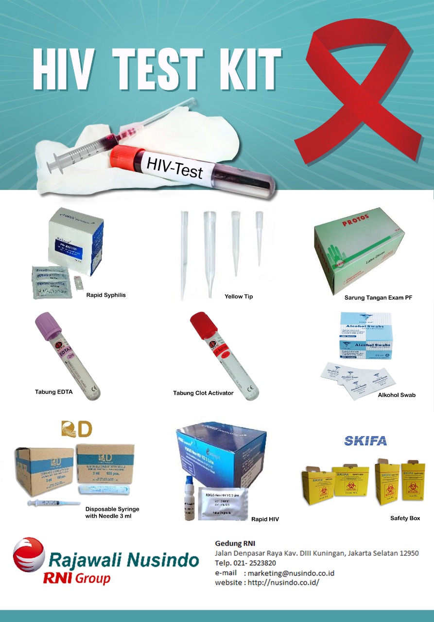 HIV TEST KIT Rajawali Nusindo, Cegah HIV/AIDS Sedini Mungkin - PT Rajawali  Nusindo